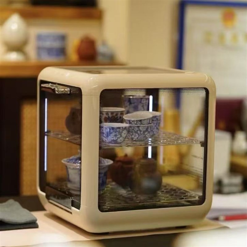 学古悟烯茶人石墨烯养护柜消毒烘干保暖焙茶展示