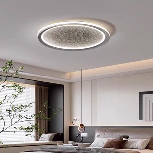 主卧室现代简约新款全光谱极简意式超薄星空高级感卧书房吸顶灯具