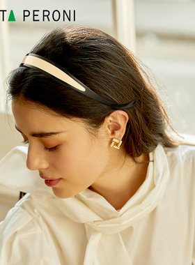 Evita peroni丹麦依慧达发箍网红新款洋气发卡洗脸压发女秋天头箍