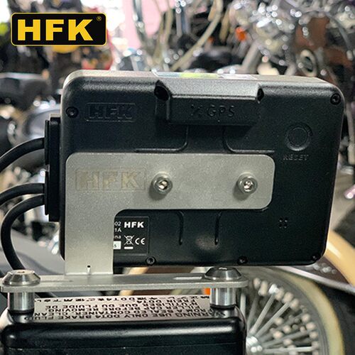 HFK 油壶不锈钢主机支架摩托车行车记录仪架子配件无线遥控器K20
