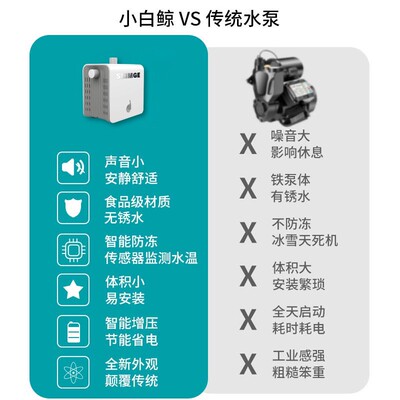 新界变频恒压泵家用自来水智能增压泵 全自动管道加压小型自吸泵