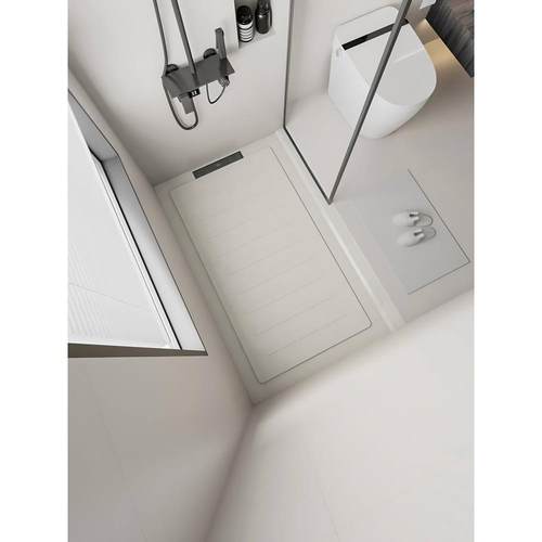 淋浴房下沉式卫生间岩板定制淋浴板浴室冲凉垫脚防滑石地底座踏板