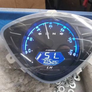 新款 130v使用电压鬼电动车炫彩指针机械电动车通用 鬼一DJ仪表