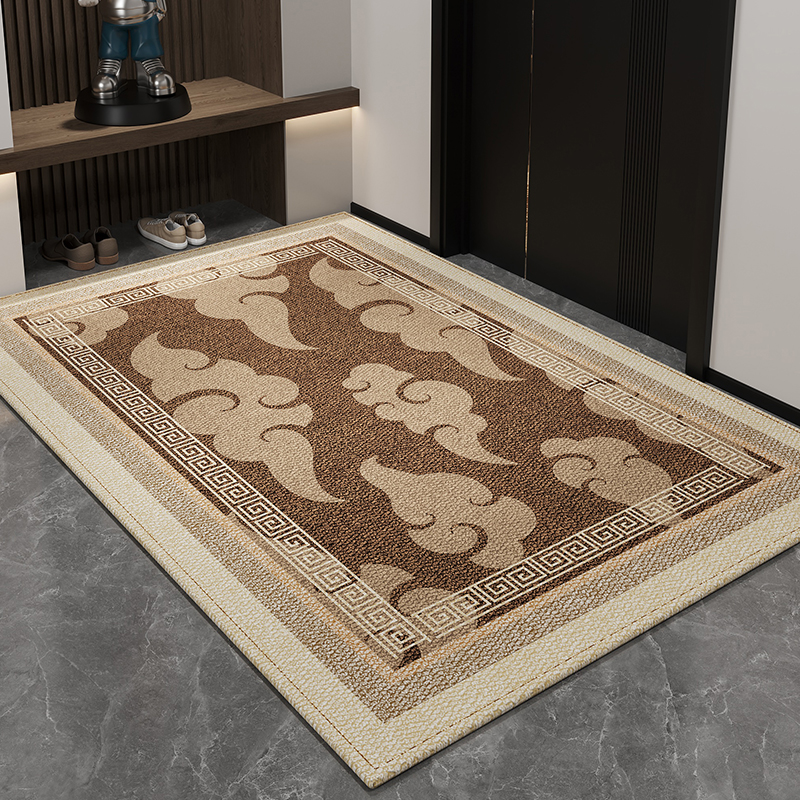 地垫入户门垫轻奢高级感玄关大门口进门脚垫新中式防滑除尘门毯垫