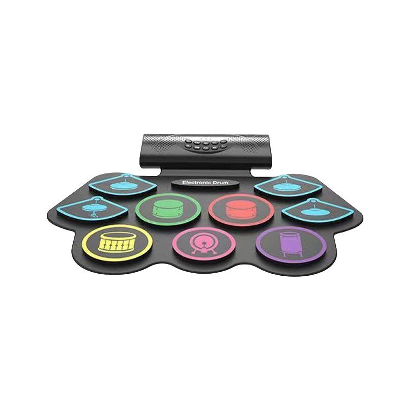 乐旭电子鼓架子鼓便携式手卷初学者家用专业级儿童打击板练鼓神器