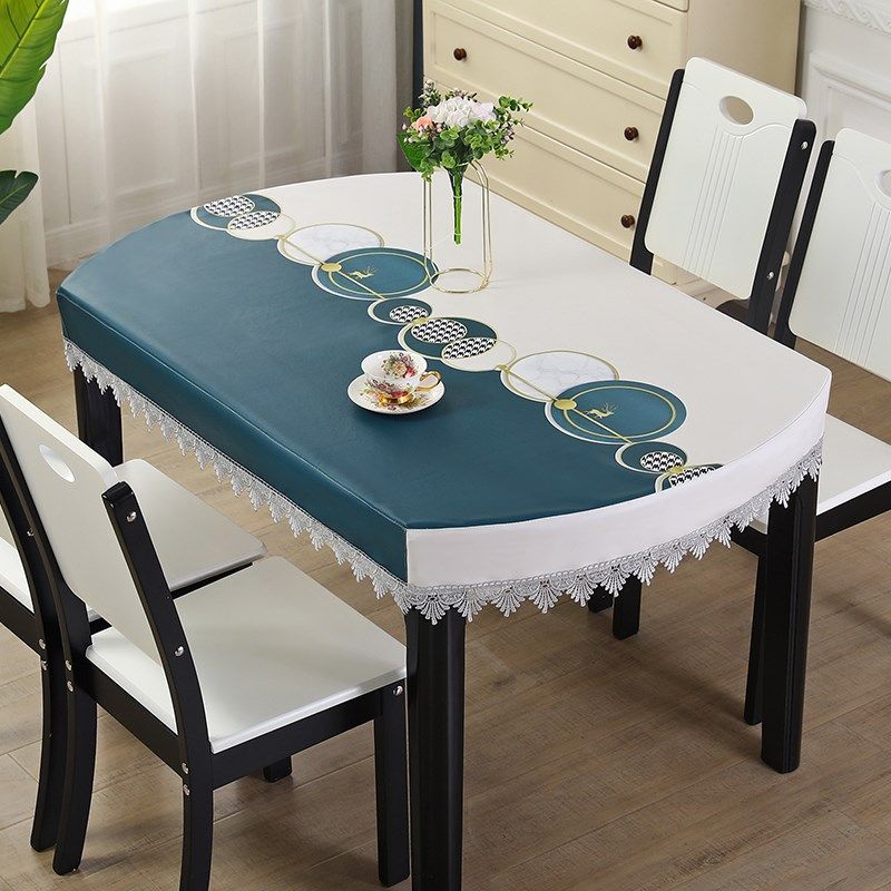 茶几桌布北欧椭圆形皮罩客厅蕾丝餐桌台布欧式防水防油免洗桌布垫,居家布艺,桌布,淘宝优惠券,粉丝福利购,淘宝优惠卷