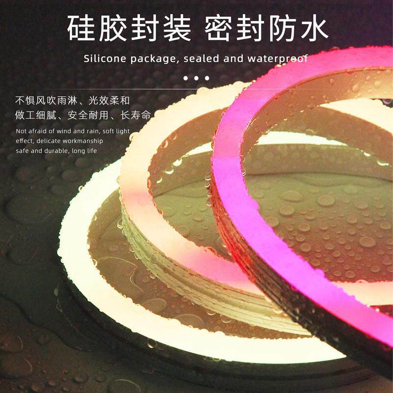 跨境霓虹灯带智能户外led灯条12v低压灯ktv防水灯带高显色可调光