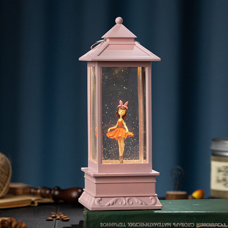 音乐盒八音盒公主梦幻水晶球可旋转送女孩生日礼物赠女生女童礼品