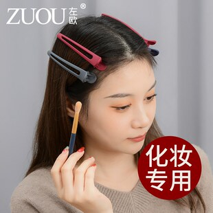 大号刘海夹夹子头饰前额固定碎发夹女侧边鱼嘴夹新款时尚成人发卡