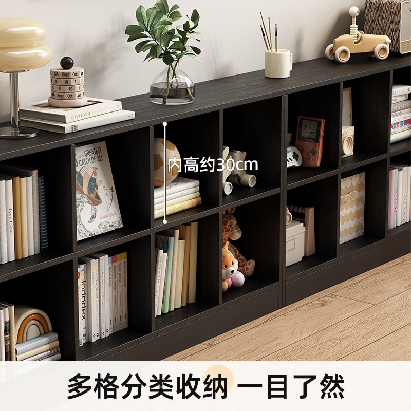 定制实木柜子尺寸定做书柜矮展示柜客厅书架电视柜旁边组合柜储物