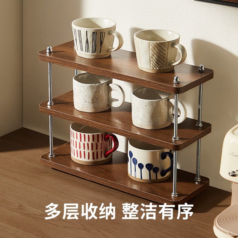 咚西实木杯架桌面杯子置物架茶杯水杯咖啡杯收纳台面厨房置物架子,家庭/个人清洁工具,杯架,淘宝优惠券,粉丝福利购,淘宝优惠卷