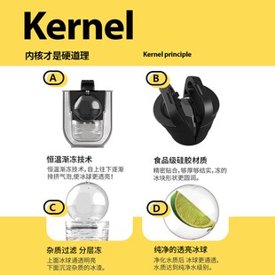 安扣威士忌冰球模具冻冰块无气泡大冰球酒吧老冰圆球制冰神器模具