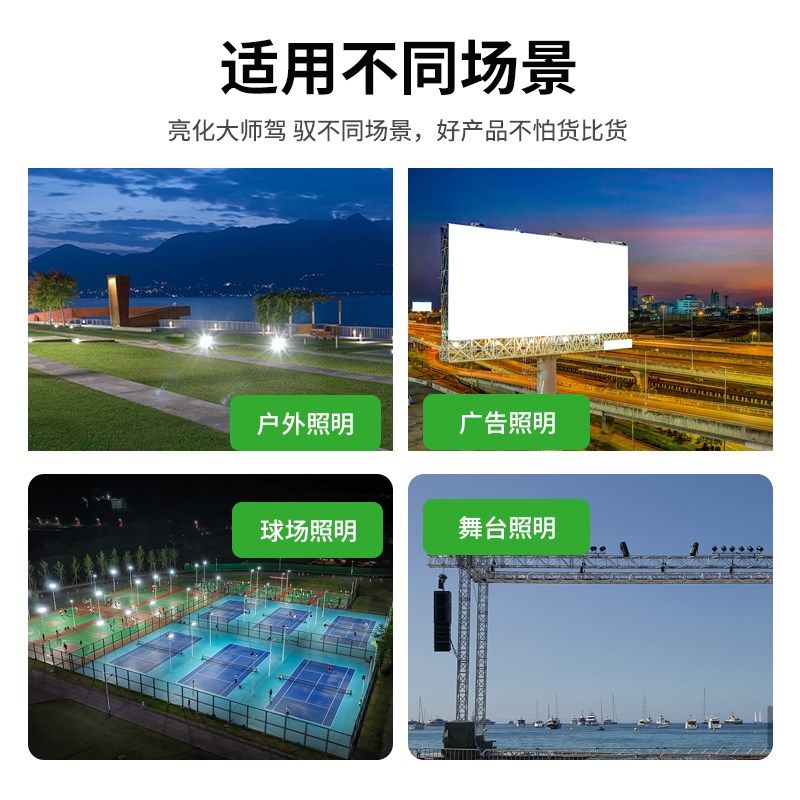投光灯LED大功率户外防水广场射灯强光超亮球场探照灯工地泛光灯,家装灯饰光源,投光灯/泛光灯,淘宝优惠券,粉丝福利购,淘宝优惠卷