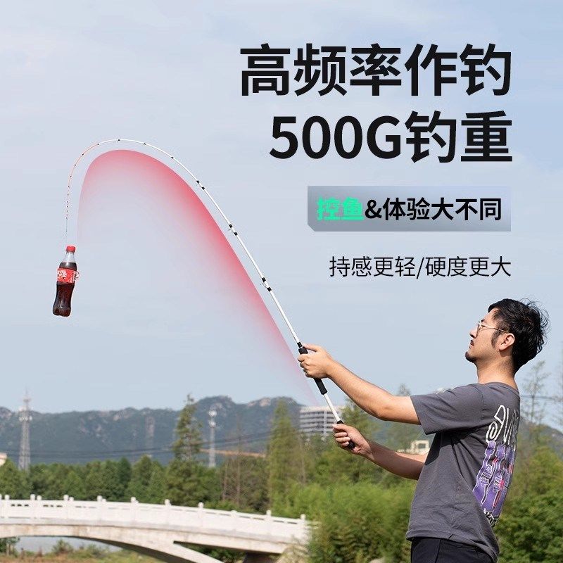 尚虞白客海筏竿贡海蛎碳素超轻2.1米 筏竿黑鲷筏竿近海船筏钓套装