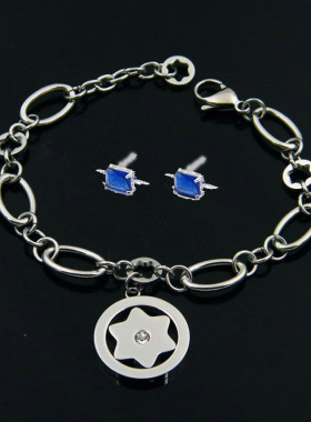 放羊的星星仲夏夜之星同款简约个性原版手链男女钛钢情侣闺蜜礼物