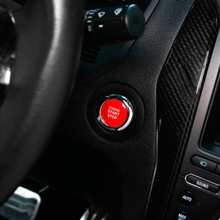 汽车个性创意一键启动装饰贴金属装饰点火启动按钮车贴内饰车标贴