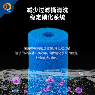 酷鱼前置过滤桶小型鱼缸前置桶无动力滤桶水族箱外置过滤器净化桶