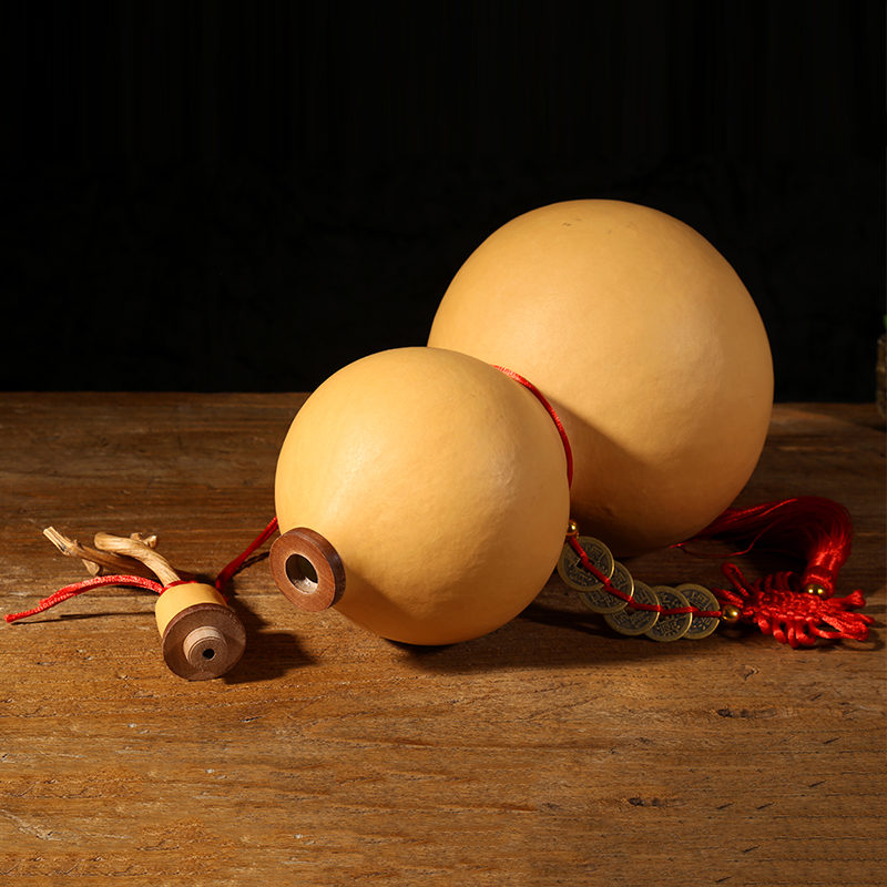 天然龙头葫芦挂件镶口葫芦带龙头房梁压顶特大葫芦摆件客厅门对门