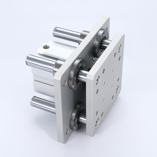 四导柱顶升气缸带导向支架型定制小型大全四杆