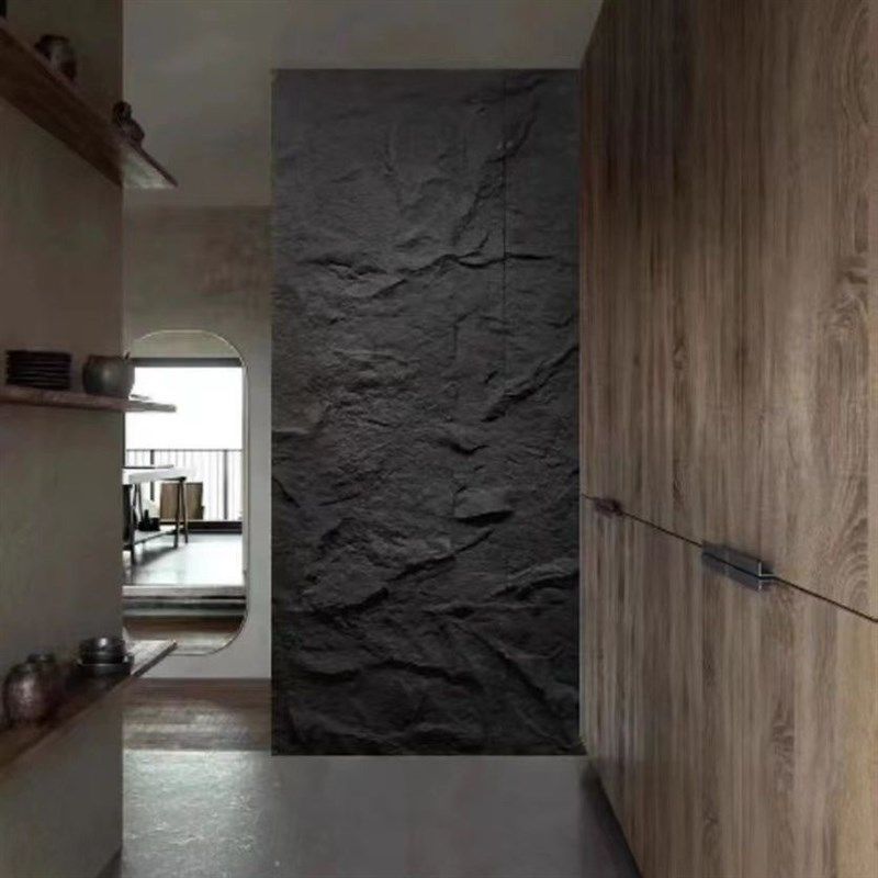 u石皮大板背景墙蘑菇石U仿文化石外墙砖轻质石材仿真石板大板