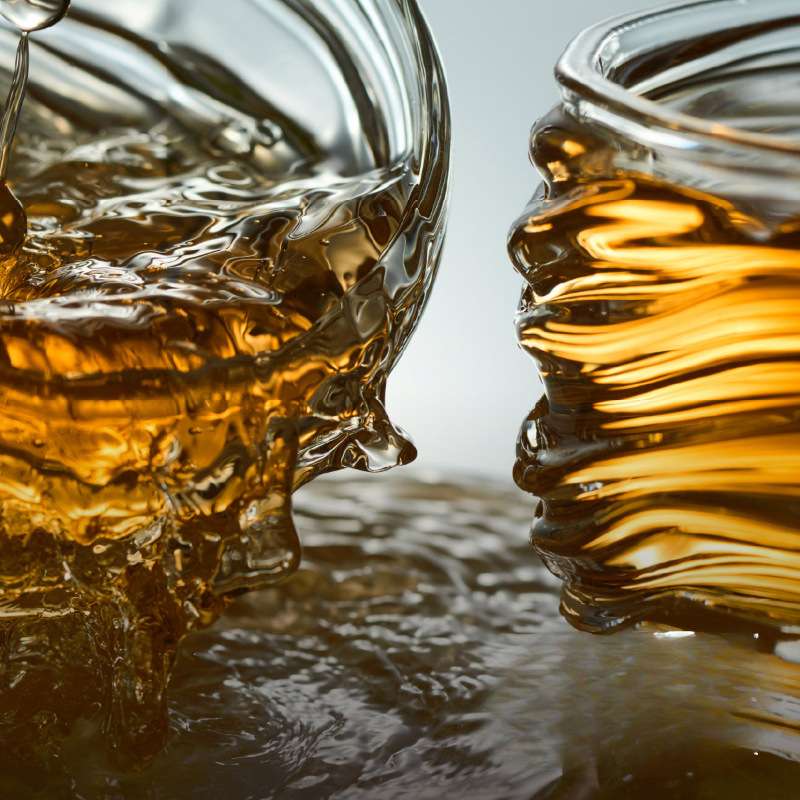 teastone山河杯耐高温杯子主人杯高硼硅玻璃杯创意喝茶杯茶具酒杯