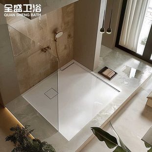 杜邦可丽耐定制卫生间底盆浴室淋浴房地板正长方形防水防滑底座