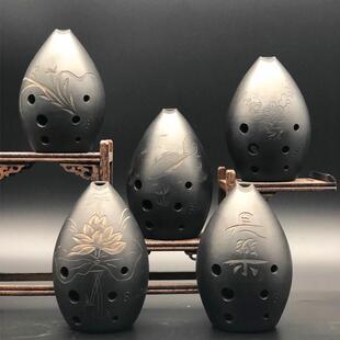 埙乐器勋初学者八孔埙初学梨形埙陨吹奏乐器入门西安埙音准黑陶埙