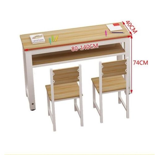 学校辅导班中小学生课桌椅条桌学习手工绘画美术培训单人双人组合