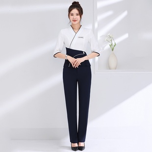 2022冬季新款酒店 美容师 足浴足疗工作服JY-2083