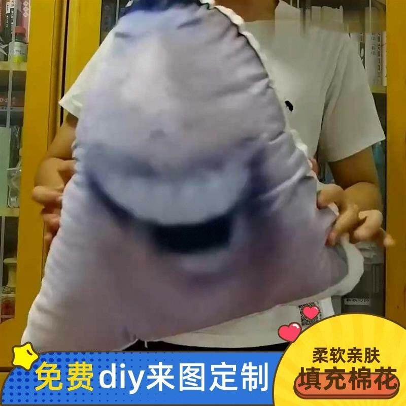 说的道理抱枕定制抱枕套网红风烫金靠垫枕芯套可做枕头靠背枕动漫