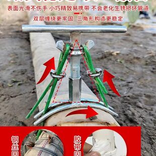 水龙带夹子 新型浇地水带卡子水泵抽水口卡箍出水口管夹钢丝便捷式