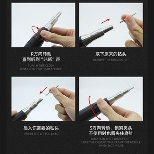 牙科打磨机90 204南韩电动小型牙机手柄抛光机雕刻口腔技工修牙