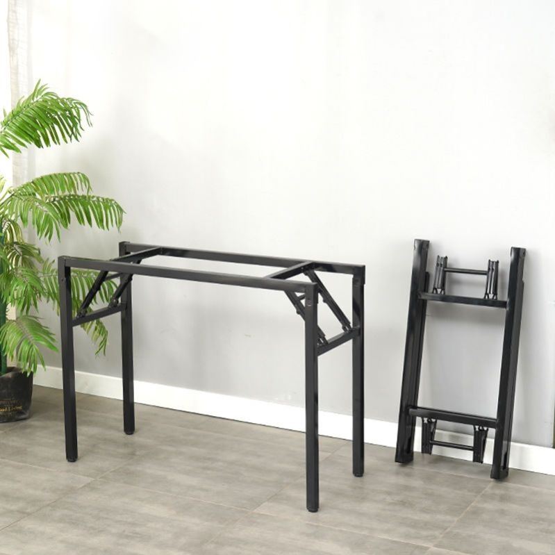 折叠桌架双弹簧架简易桌腿餐桌脚办公桌腿折叠支架家用架子铁架子