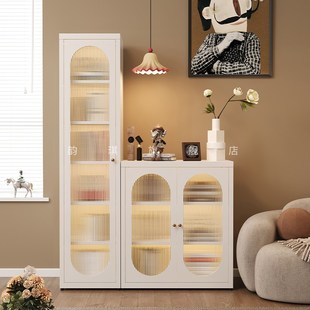 落地矮柜无甲醛铁艺小书柜客厅模块柜高矮自由组合客厅储物零食柜