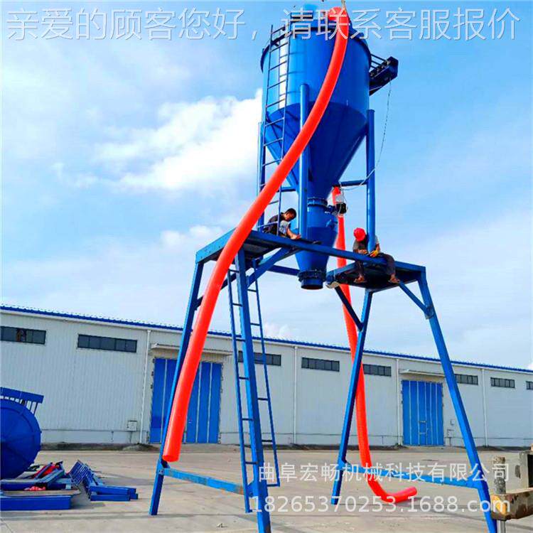 清辽宁集箱气卸灰机 自吸式力输送机 HC-QL200粉煤灰水泥粉库装装