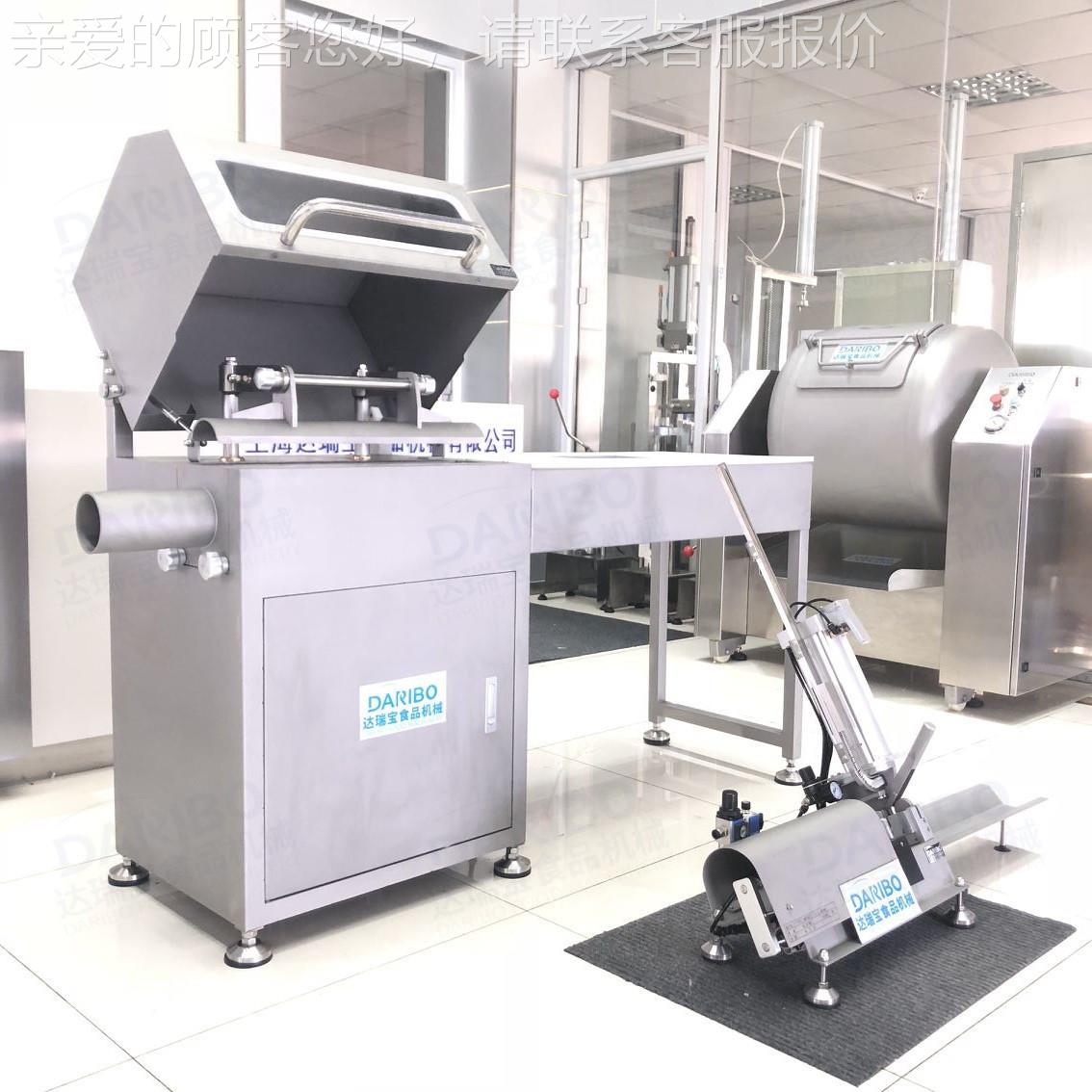 l气动推料式DRB-TC60组灌肉肠机 粗圆火腿填充机商 合牛排牛扒形