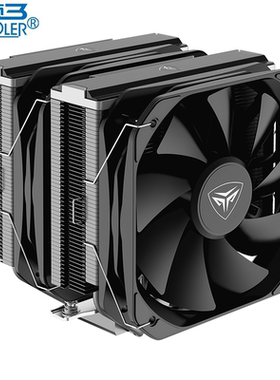 超频三（PCCOOLER）G6散热器双塔扇CPU电脑六铜管1700静音AM5风冷
