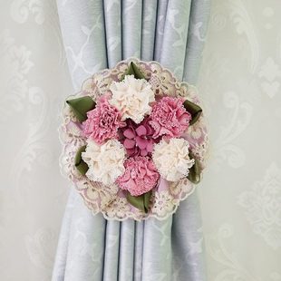 窗帘绑带窗帘扎束带扎花绑绳绑花窗纱门帘窗帘扣向日葵一对 2个装