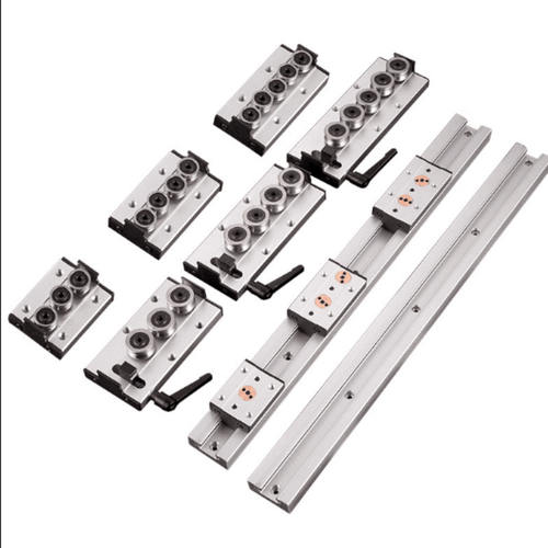 双轴心导轨防尘滚轮滑块 火焰切割机滑轨滑台 直线运Q动 SGR10/15