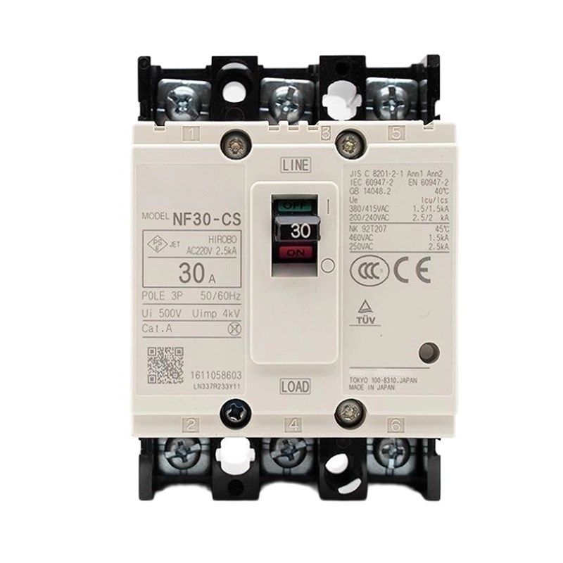 低压塑壳断路器NF30-CS 3P 5A/10A/1D5A/20A/25A/30A 2P 空气开关