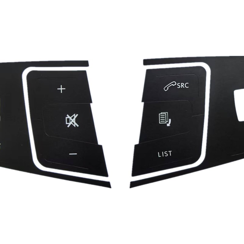 适用东风风神fA9方向盘多功能开关巡航按键翻新车贴纸标致C3c4C5C