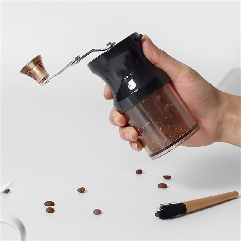 手摇磨豆机咖啡豆研磨机迷你小型意式粉碎机手动磨豆一体便捷家用