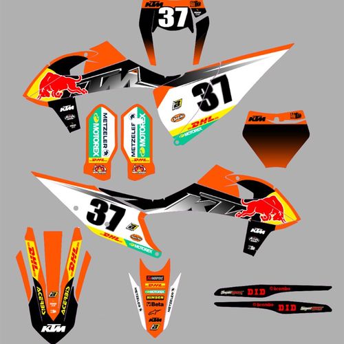 恒舰S5 Z300卒玛K8开禧320波速尔X6 X5越野摩托车贴花贴膜车贴画