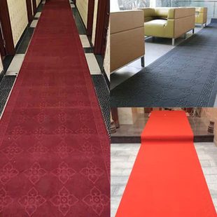 过道走廊地毯家用长条地毯可裁剪酒店宾馆商用楼道防滑红地毯客厅