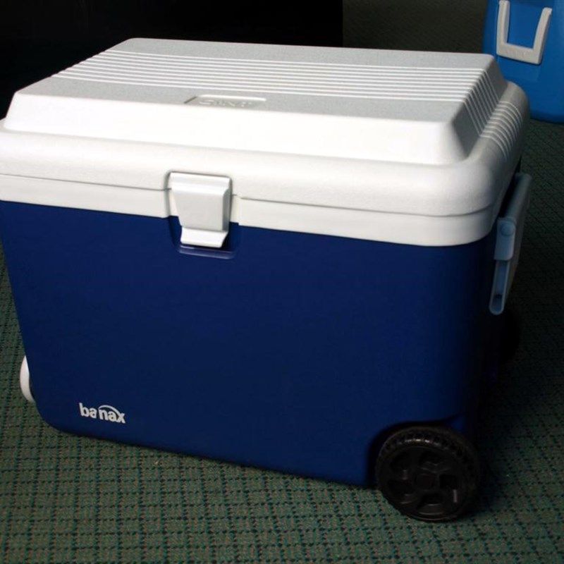 经济型拖拉冰桶50L升保温箱旅游汽E车自驾用品车载保温冰箱运动队