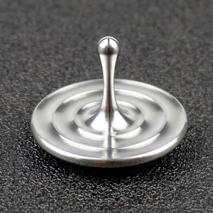 MEOOP水滴手捻不锈钢陀螺金属桌面E指尖玩具指间减解压神器