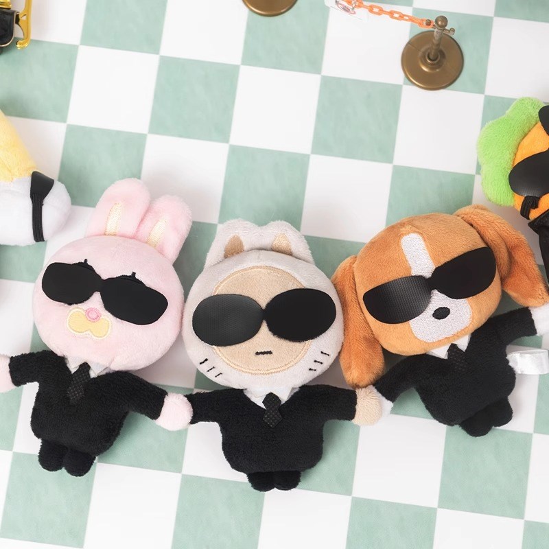 【X11】暹罗厘普 总裁与保镖冰箱贴迷你可爱公仔创意收藏周边礼物