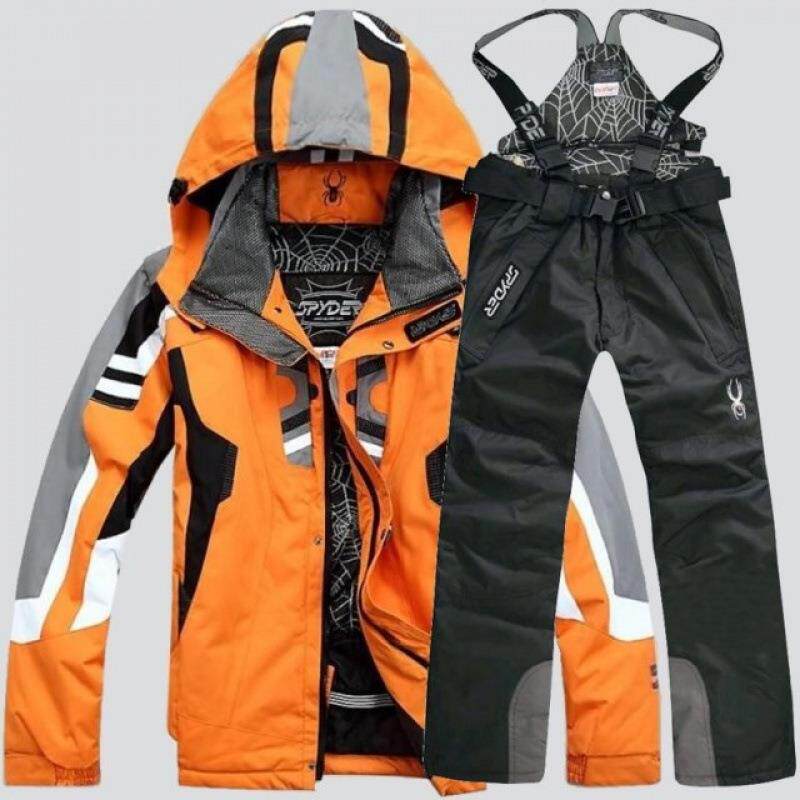 A新款滑雪服 套装外套防水防寒保暖男士衣裤棉服 登山服户外L现货