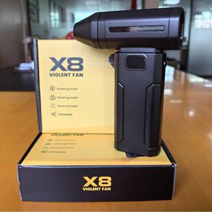 跨境X8 X9暴力风扇涡轮风扇除尘器无刷电机高速迷你手持暴力风扇