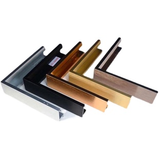 窄边油画框定制铝合金外框定做内框相框大尺寸免装裱亚麻油画布